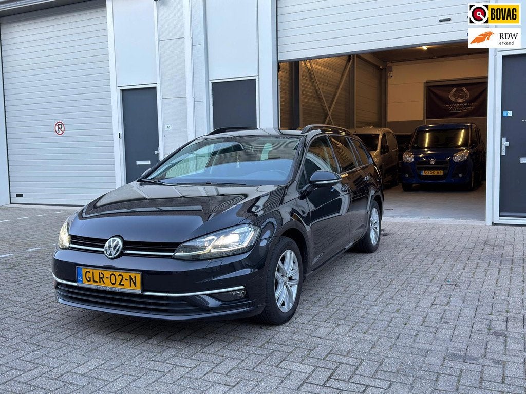 Volkswagen Golf Variant 2.0 TDI DSG Highline Business R Xeno, Auto's, Volkswagen, Stof, Gebruikt, Euro 6, 4 cilinders
