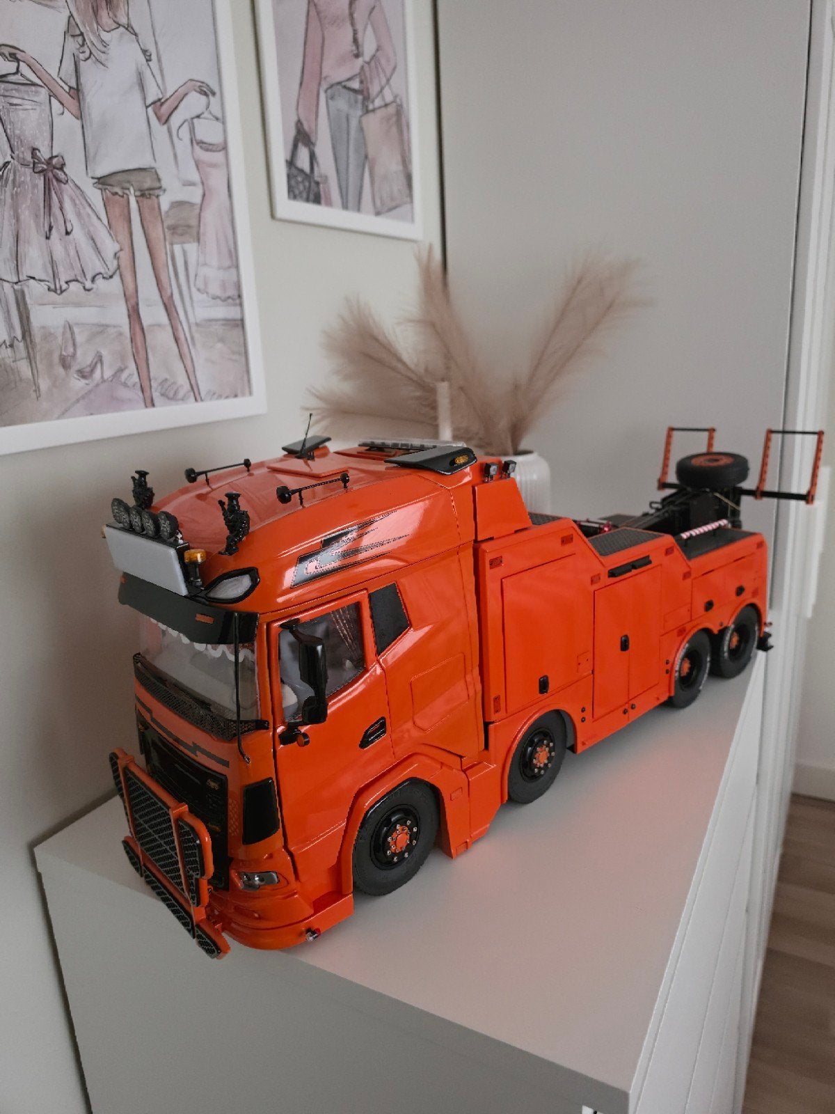 Tamiya 1:14 Towtruck Daf xg +, Hobby en Vrije tijd, Ophalen of Verzenden, Auto onroad