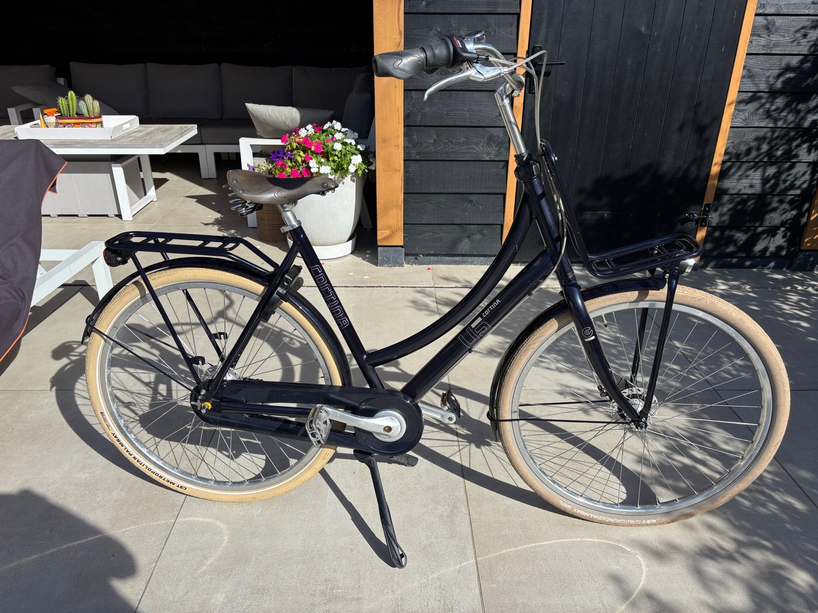 Cortina U4 Transportfiets Dames - Zo goed als nieuw, Fietsen en Brommers, Terugtraprem, (Extra) lage instap, Zo goed als nieuw