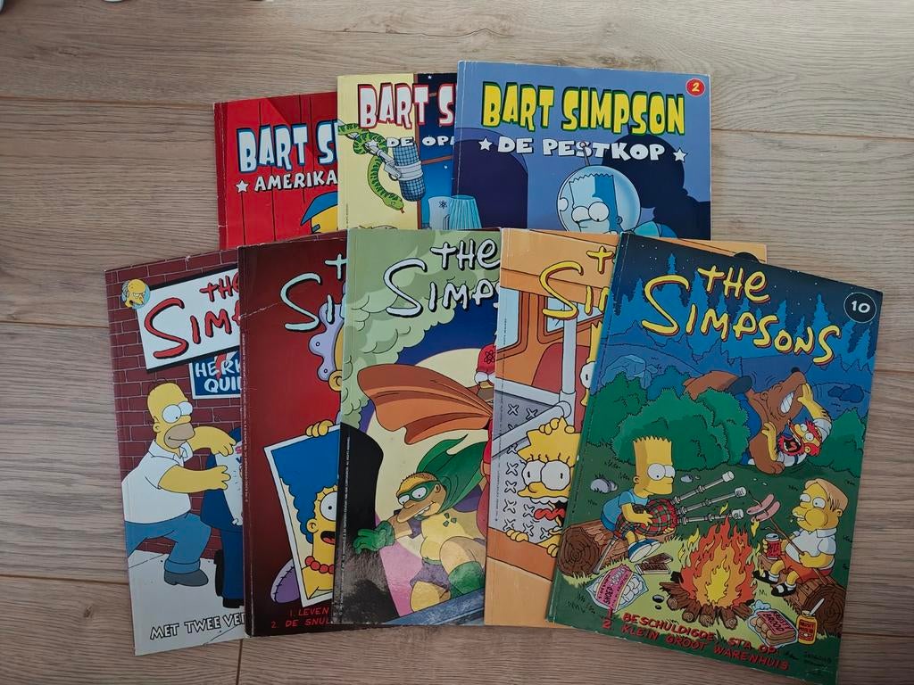 Stripboeken Simpsons en Bart Simpson, Boeken, Stripboeken, Meerdere stripboeken, Ophalen, Gelezen
