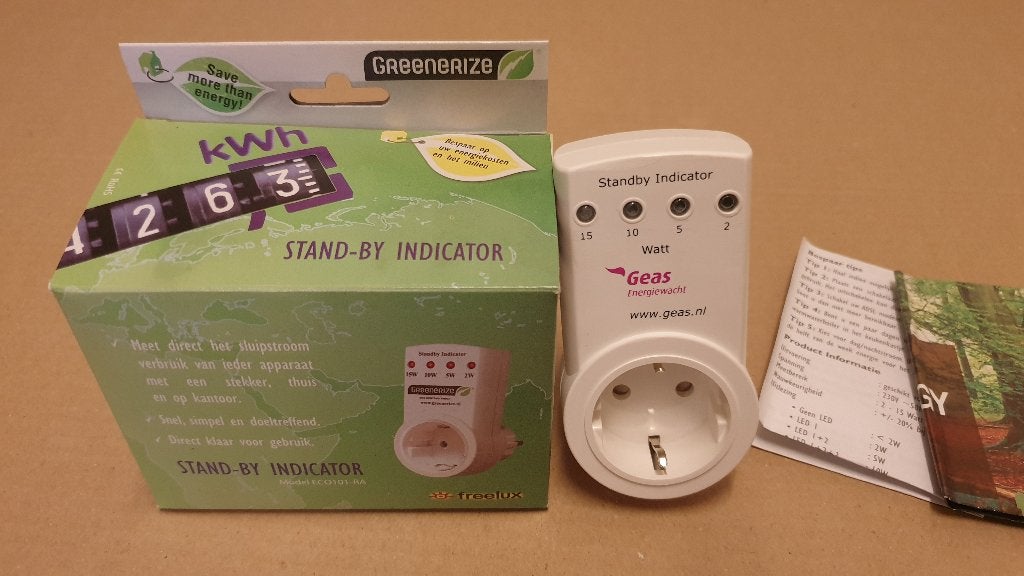 Stand-by stroomverbruik indicator, Ophalen of Verzenden, Nieuw, Elektriciteit