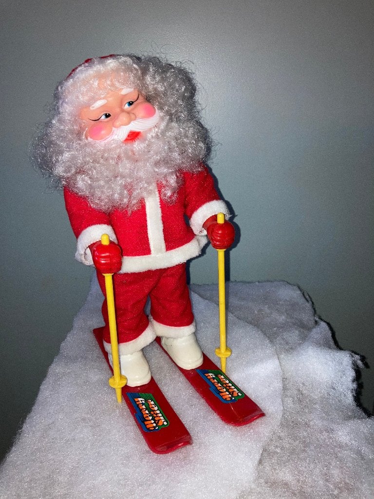 Kerstman op ski's, Ophalen of Verzenden