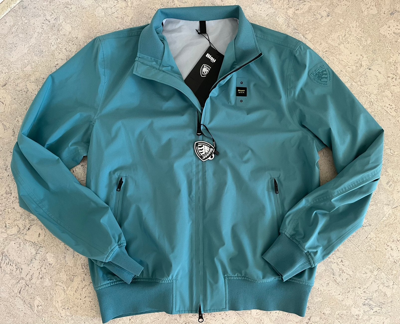 Blauer softshell zomerjas - zomerjack maat XL (valt kleiner), Ophalen of Verzenden, Nieuw, Maat 56/58 (XL), Overige kleuren