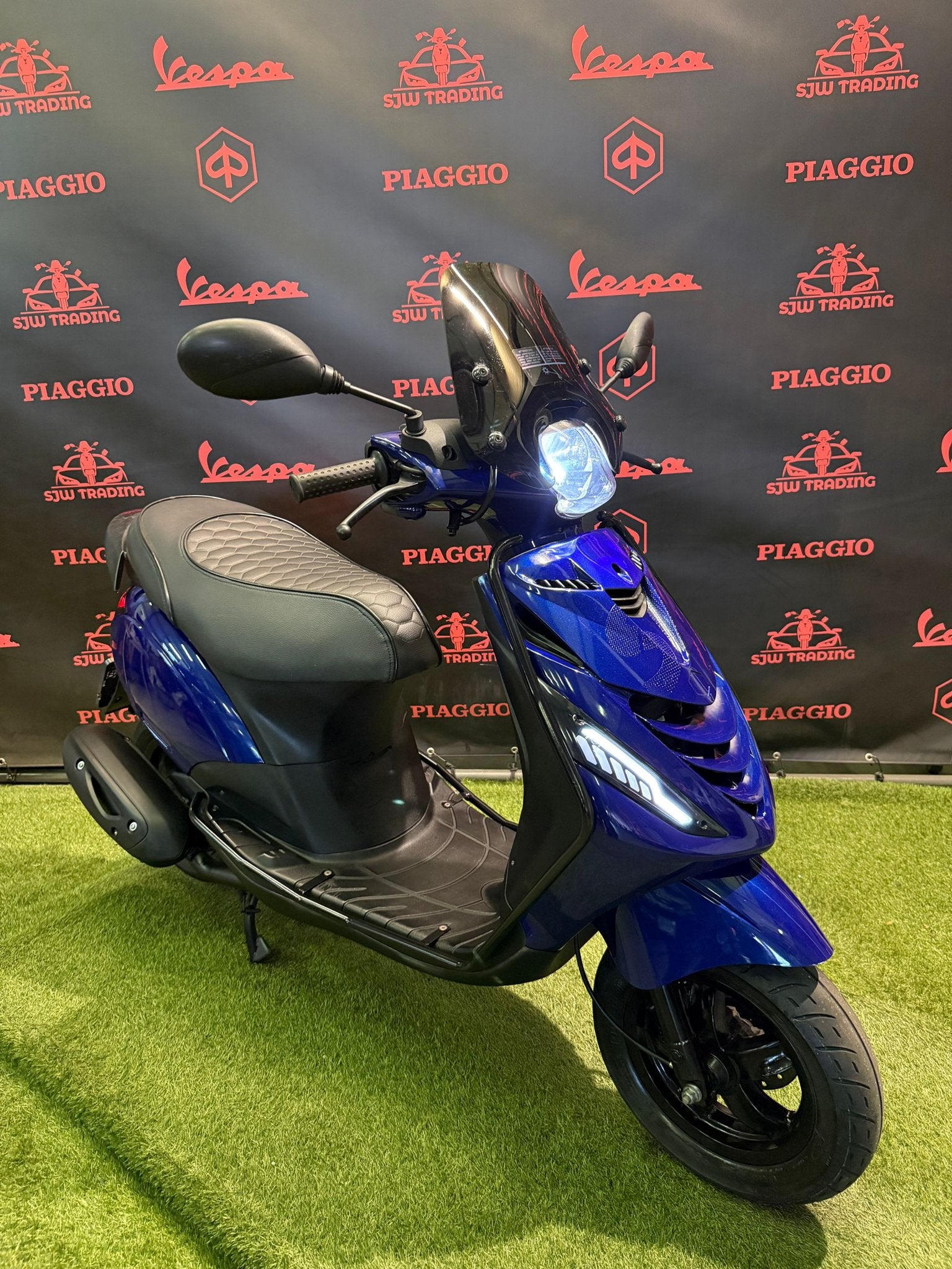 Piaggio Zip 2023 Brom! SP Candy Blue / RS Zadel / Garantie!, -, Maximaal 45 km/u, -, Zip