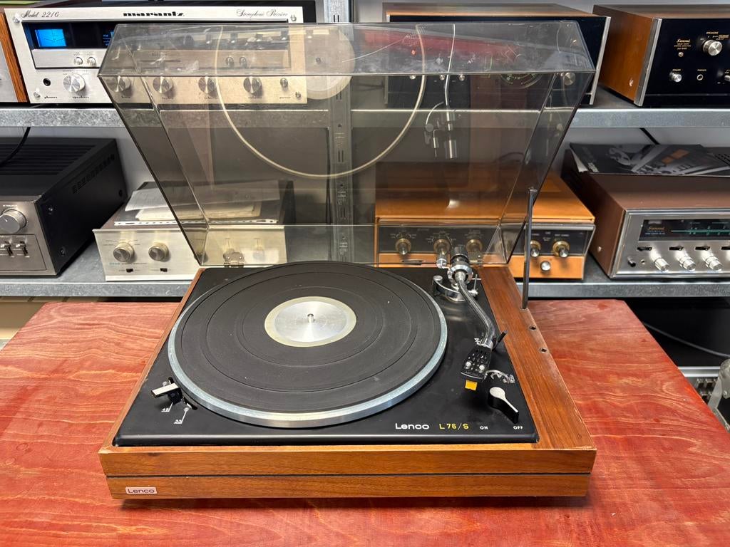 Lenco L76/s platenspeler, Refurbished, Pitch-regelaar, Platenspeler, Ophalen
