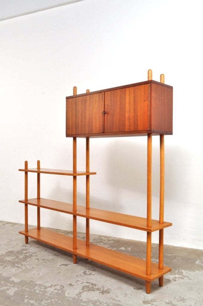 Diverse vintage ladekast kasten kast dressoir sideboard, Gebruikt, Vintage, Teakhout, 3 of 4 laden