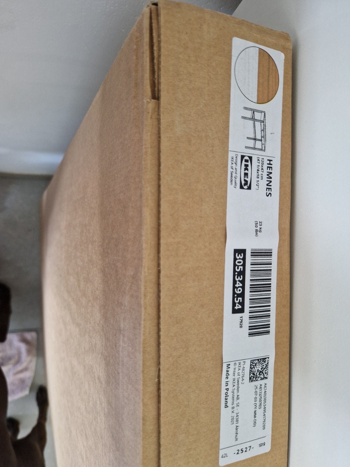 Nieuw IKEA HEMNES bureau - Ongeopend in doos, Ophalen, Overige typen, Scandinavisch, Hout