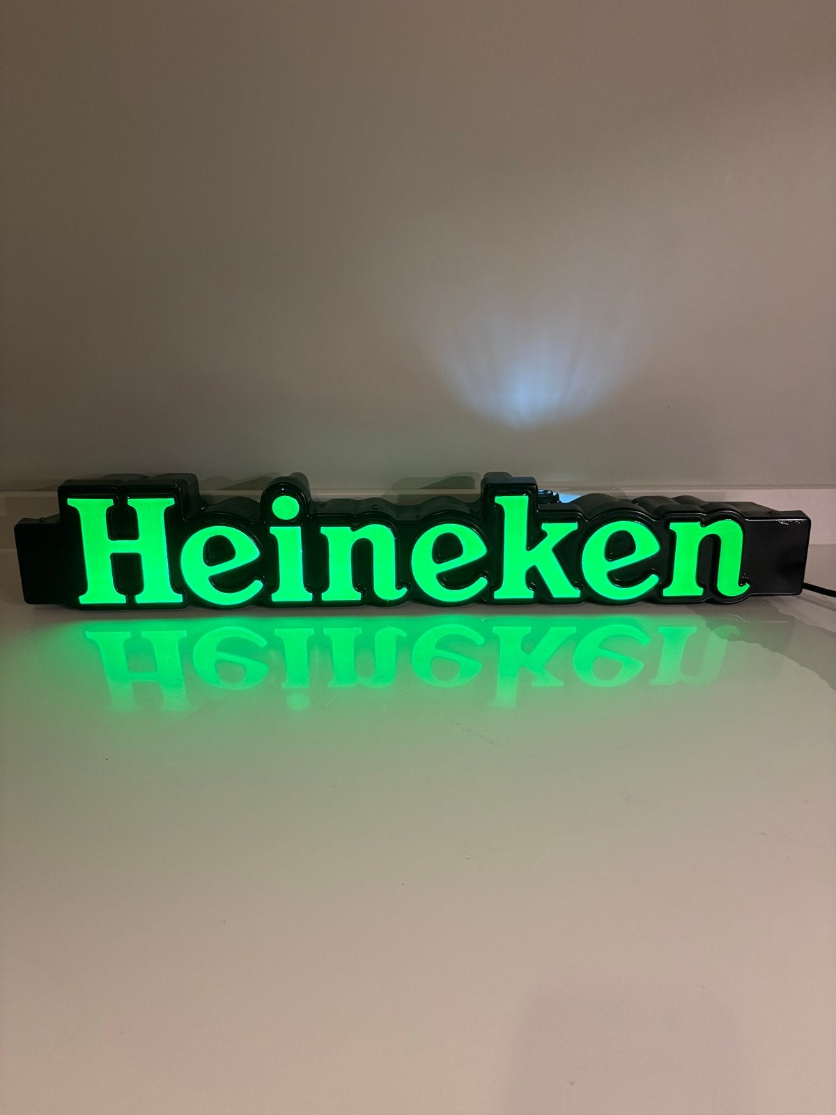 Heineken Lichtbak / Lichtreclame -, Verzenden, Zo goed als nieuw, Lichtbak of (neon) lamp