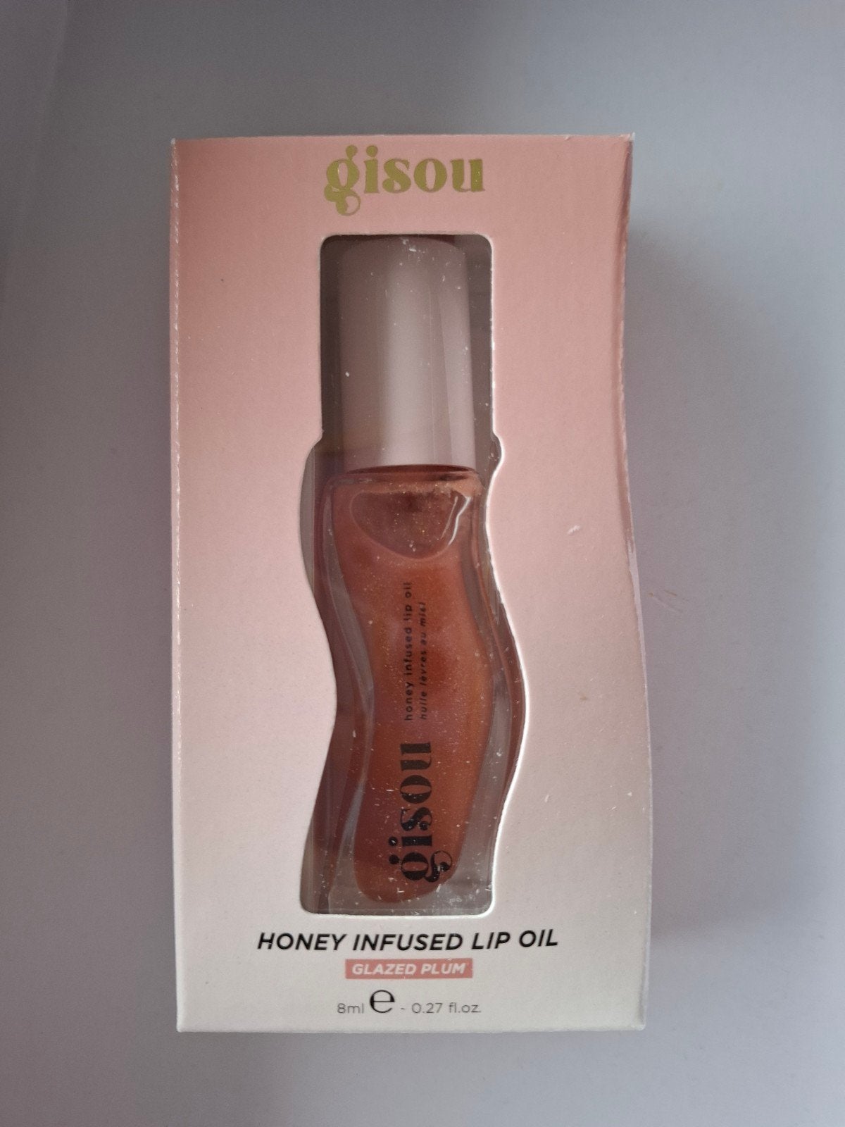 Gisou Honey Infused Lip Oil - Glazed Plum, Ophalen of Verzenden, Nieuw, Lippen, Make-up