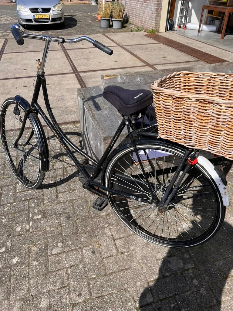 Limit Classic omafiets met rieten mand – retro stijl, Fietsen en Brommers, Fietsen | Dames | Omafietsen, Gebruikt, D, Ophalen