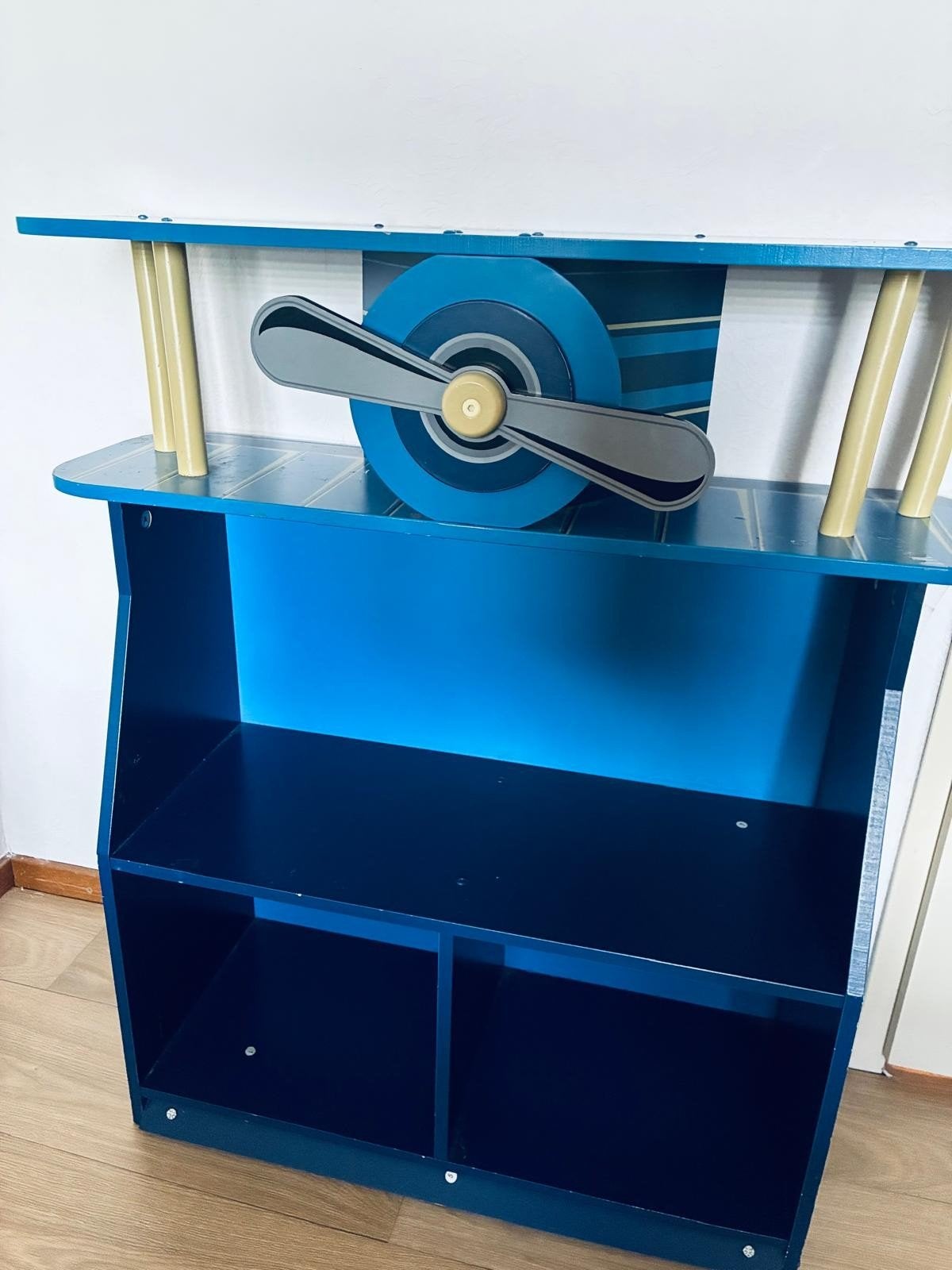Uniek Vliegtuig-Thema Boekenkast / Kastje - Kinderkamer, Ophalen, Gebruikt, 50 tot 100 cm, Minder dan 100 cm