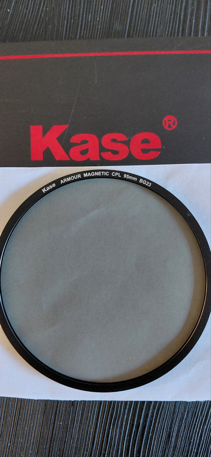Kase Armour Magnetic CPL 95mm BG23 Polarisatiefilter, Audio, Tv en Foto, Fotografie | Filters, Polarisatiefilter, Magnetisch, Ophalen of Verzenden