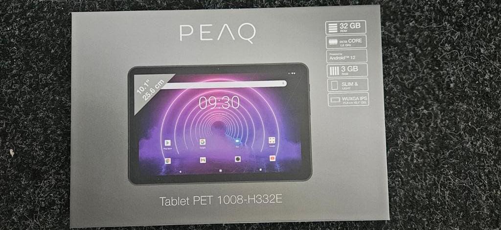 Tablet PEAQ  10.1'' 25.6cm 32gb , android  slim light 3gb, Computers en Software, Android Tablets, 32 GB, Uitbreidbaar geheugen