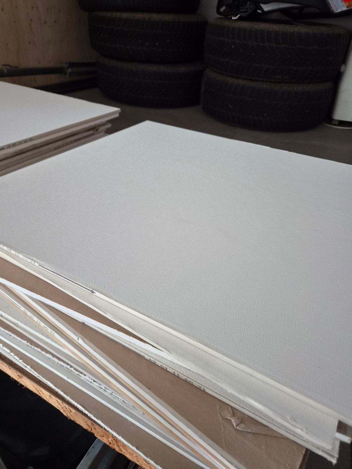 gipsvinyl  plafondplaten - Wit, Ophalen, Gebruikt, Minder dan 20 mm
