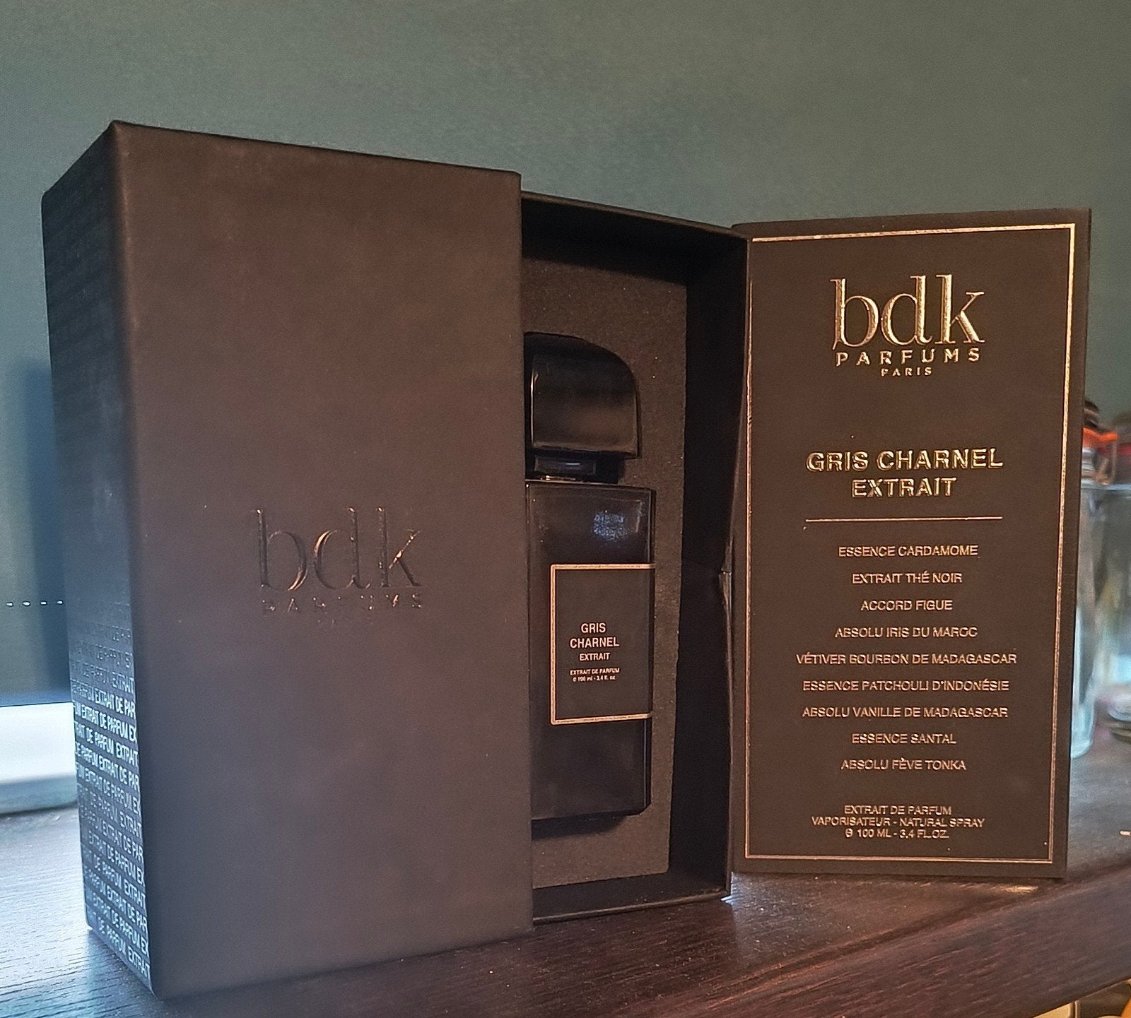 BDK Gris Charnel Extrait 100ml, 90%, originele doos, Verzenden, Zo goed als nieuw