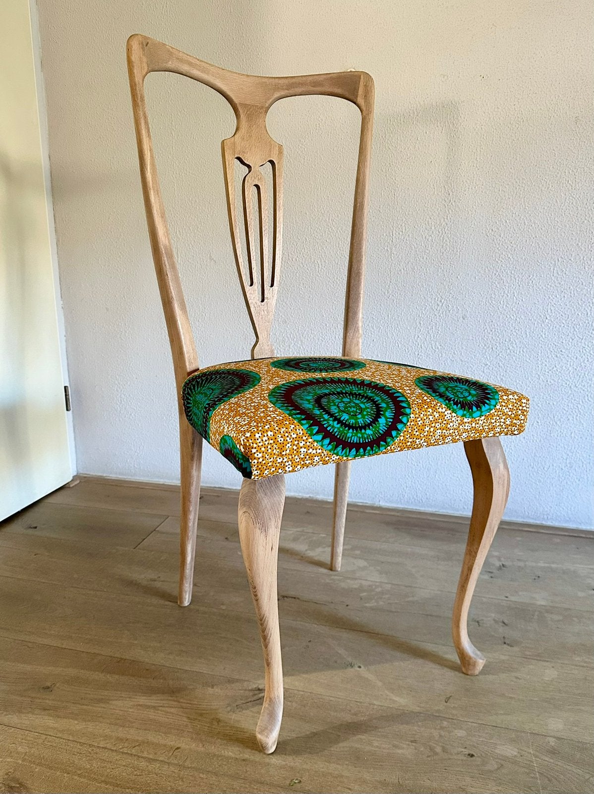 Unieke Art Deco stoel gerestyled, Huis en Inrichting, Stoelen, Ophalen, Overige kleuren, Vintage restyled, Zo goed als nieuw