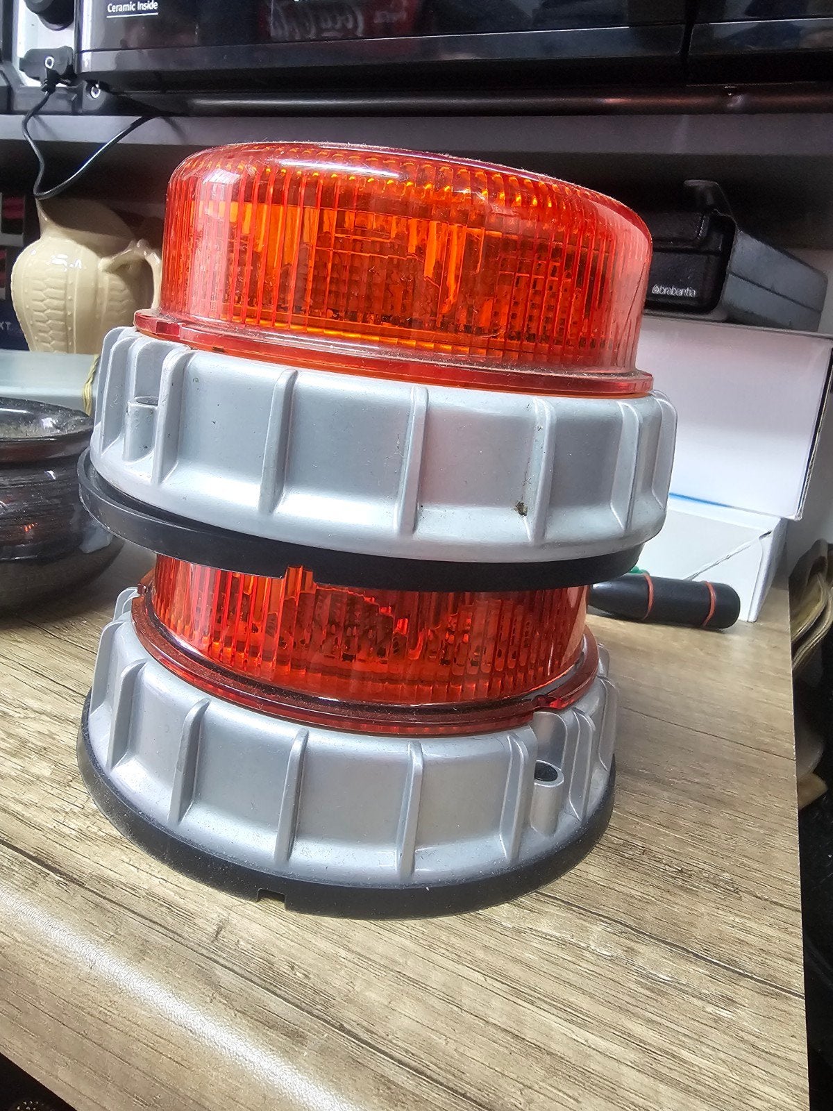 2x Hella zwaailampen oranje led12V/24V - Gebruikt, Auto-onderdelen, Verlichting, Ophalen, Nieuw