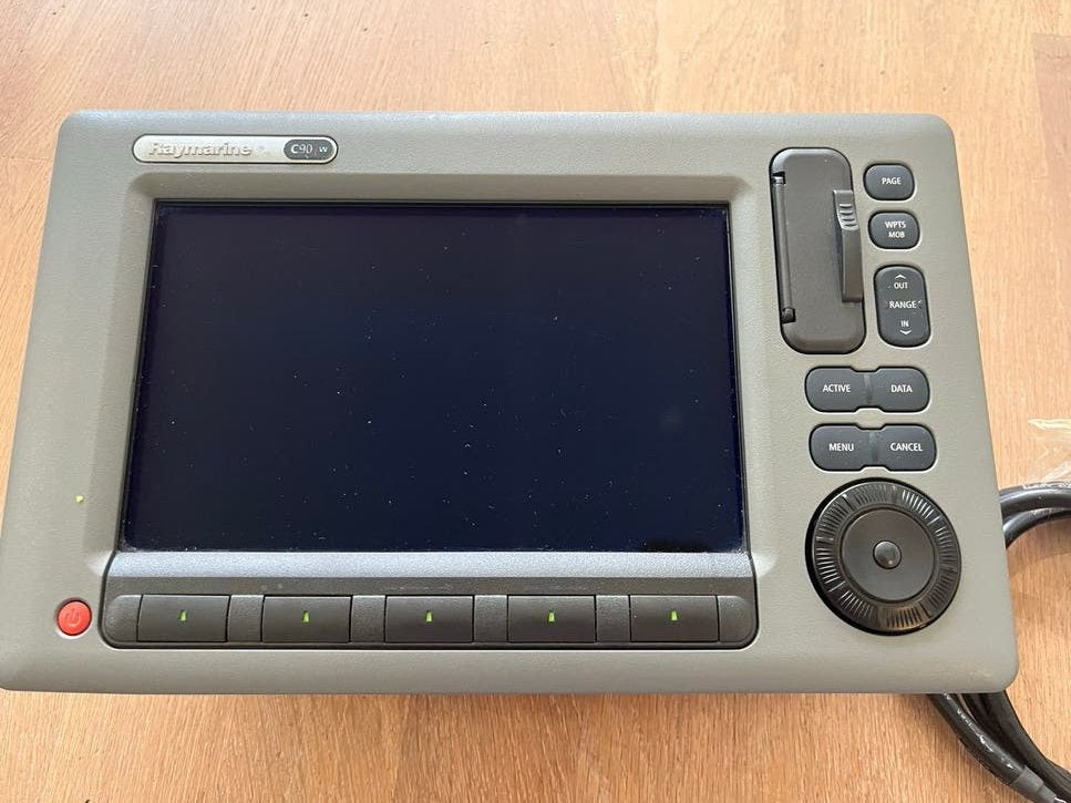 Raymarine C90W Kaartplotter - Goede Staat, Ophalen of Verzenden, Gebruikt, Kaartplotter of Fish Finder