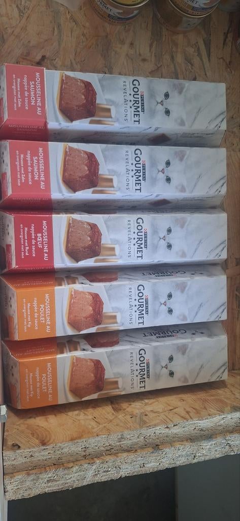 5x gourmet, Dieren en Toebehoren, Ophalen of Verzenden, Kat