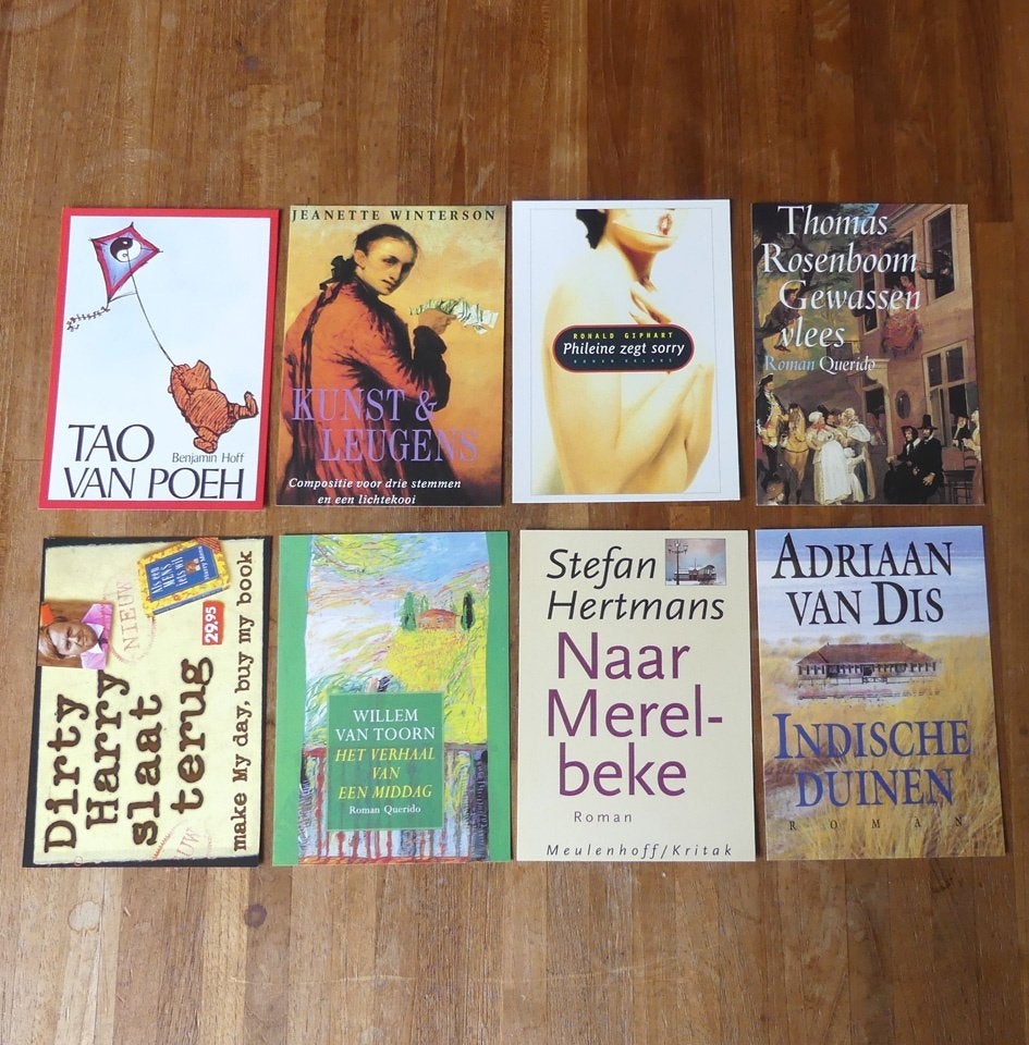 Literatuur ansichtkaarten boeken kaarten ADPost CollegeCards, Ophalen of Verzenden, 1980 tot heden, Ongelopen, Cultuur en Media