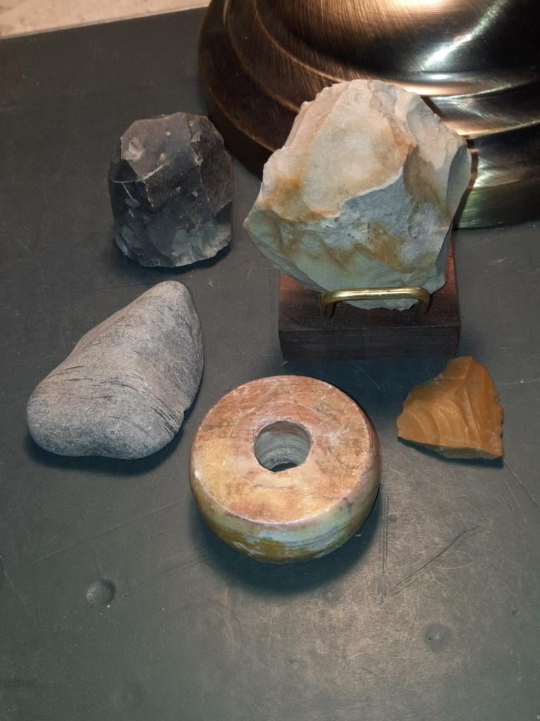 Vuistbijl werktuigen groep, Verzamelen, Mineralen en Fossielen, Ophalen of Verzenden