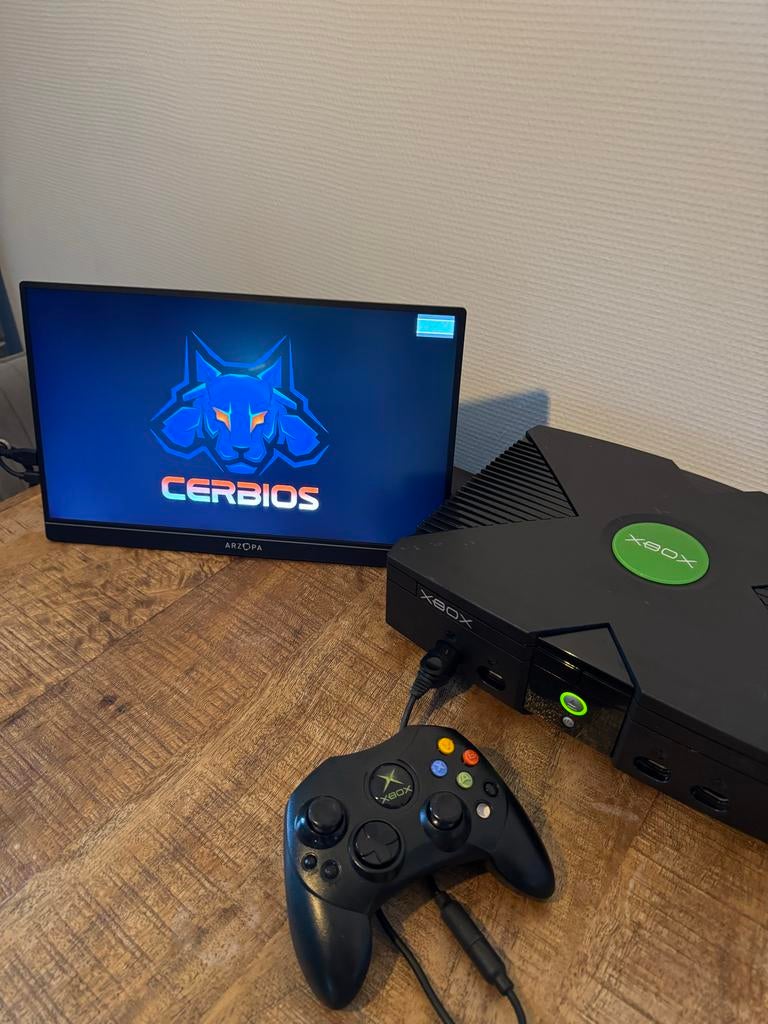 Originele Microsoft Xbox 2TB Cerbios - Recapped - Insignia, Ophalen of Verzenden, Zo goed als nieuw, Met 1 controller, Met games