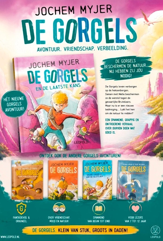 5 delige set van de Gorgels, Boeken, Kinderboeken | Jeugd | onder 10 jaar, Ophalen of Verzenden, Zo goed als nieuw, Jochem Myjer