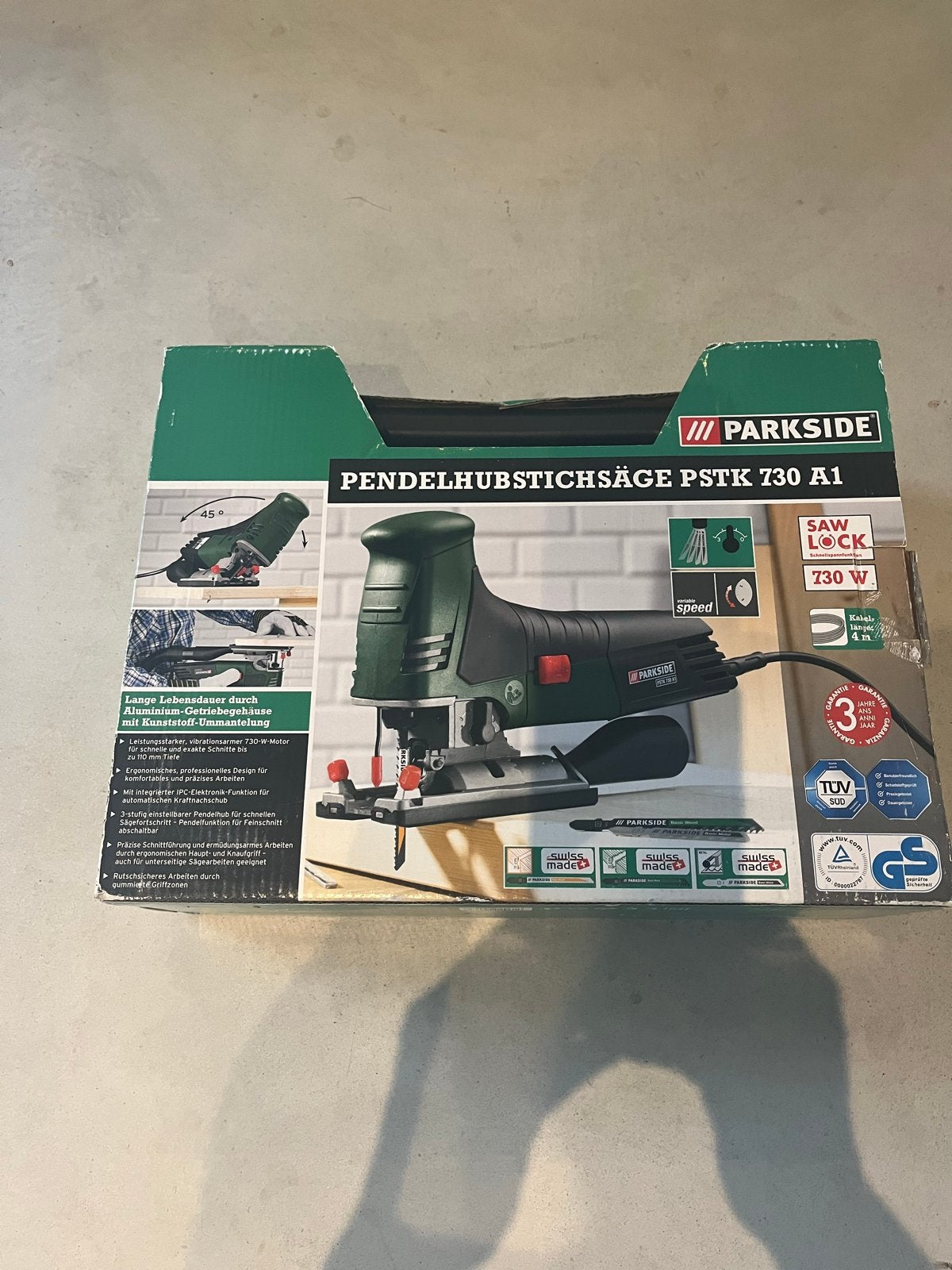Parkside PSTK 730 A1 decoupeerzaag - Gebruikt, Doe-het-zelf en Verbouw, Gereedschap | Zaagmachines, Gebruikt, 600 tot 1200 watt