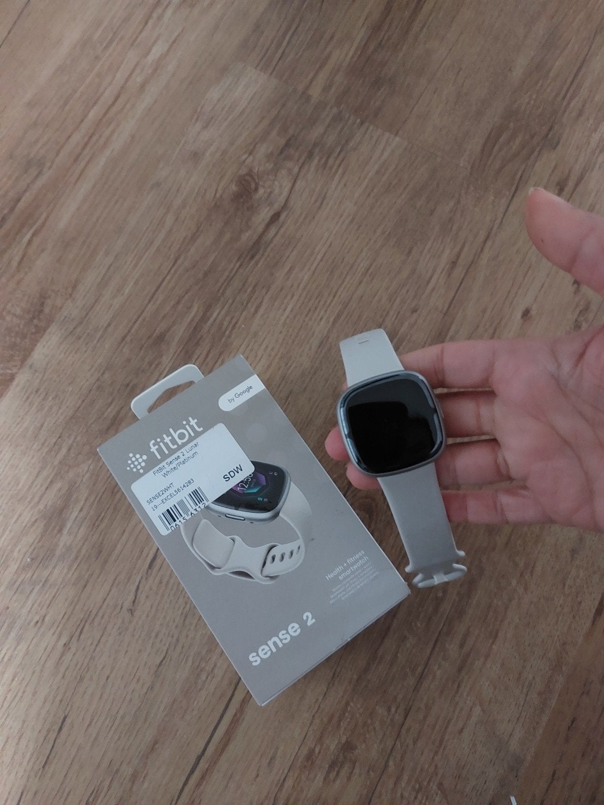 Fitbit Sense 2 Smartwatch – wit, Wit, Slaap, Ophalen of Verzenden, Zo goed als nieuw