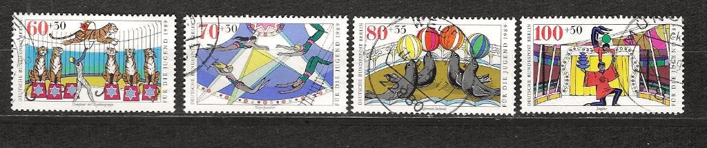 Circus BRD 1411-1414 postfris e.a. circus, Ophalen of Verzenden, Overige thema's