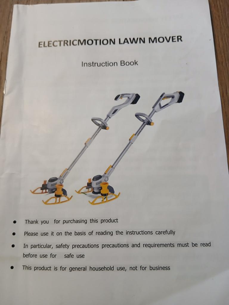 Elektrische Grasmaaier/Grastrimmer met Accessoires, Ophalen, Cirkelmaaier, Minder dan 30 cm, Accu-grasmaaier