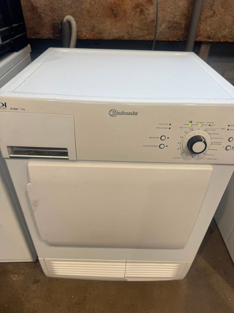 Bauknecht CONDENSDROGER schoon garantie bezorging, Ophalen, 6 tot 8 kg, Gebruikt, Voorlader