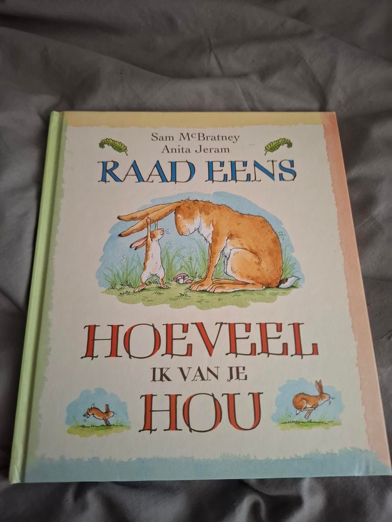 Raad eens hoeveel ik van je hou - Sam McBratney, Fictie algemeen, Jongen of Meisje, Ophalen of Verzenden, Zo goed als nieuw