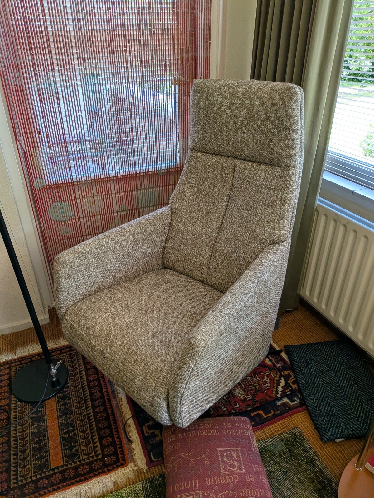 Luxe Hofstede Raanhuis draaifauteuil, Ophalen, Zo goed als nieuw, 75 tot 100 cm, 50 tot 75 cm