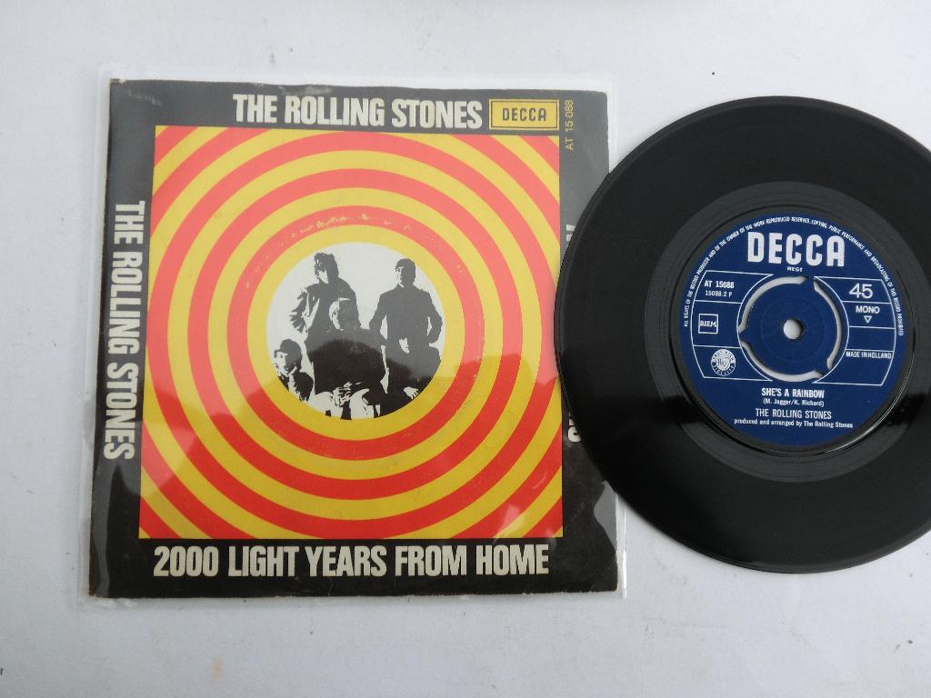 The Rolling Stones She's a rainbow, 7 inch, Single, Ophalen of Verzenden, Zo goed als nieuw