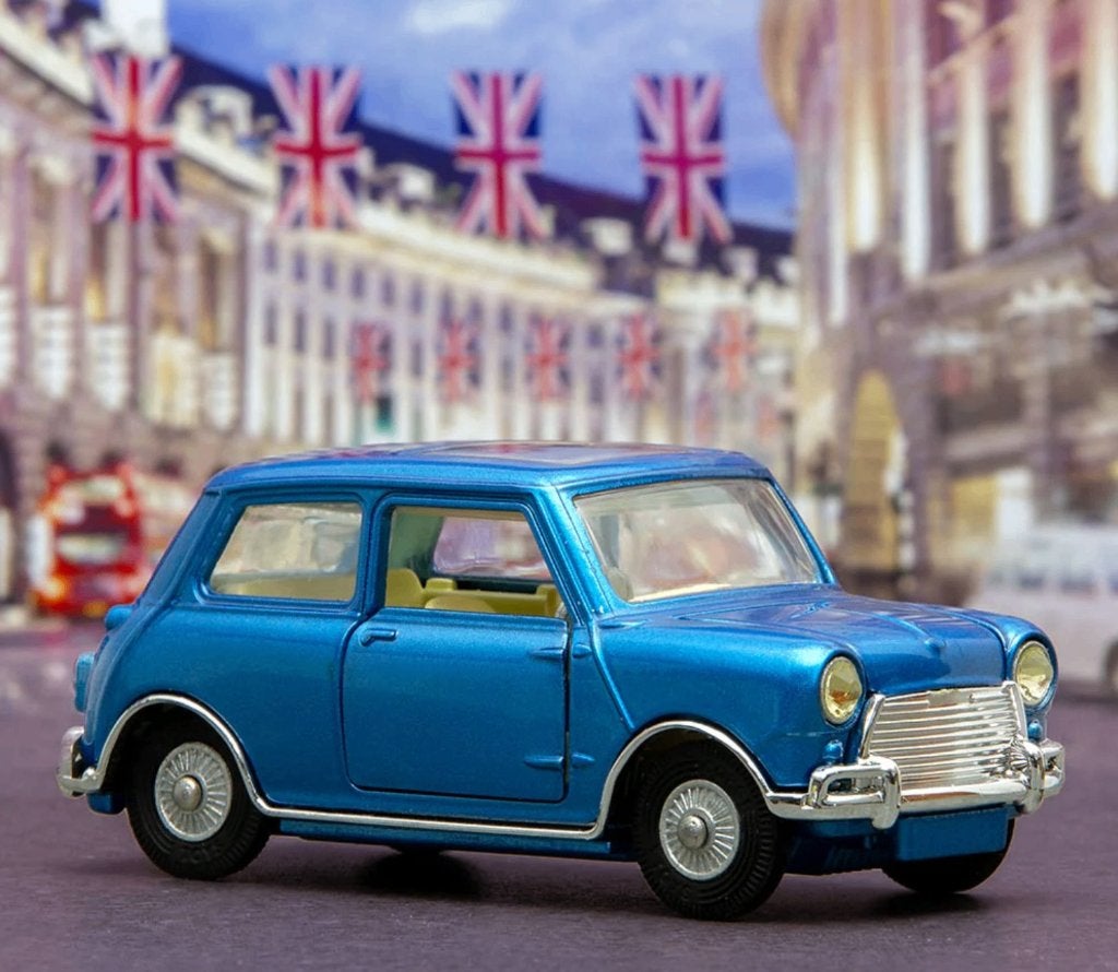 BMC Mini Magnifique BLAUW schaal 1/41 CORGI NEW ref. 334, Verzenden, Nieuw, Auto, Corgi