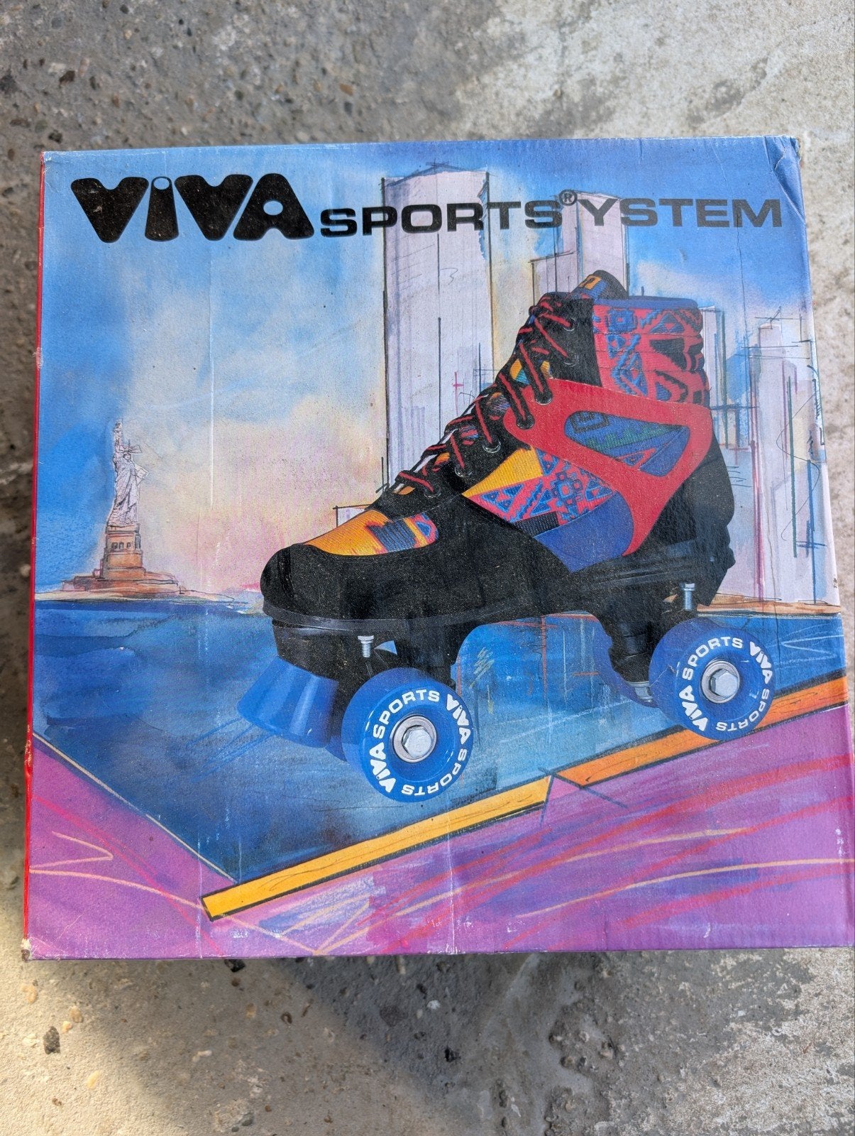 Vintage Viva Sports System rolschaatsen - Maat 40, Ophalen of Verzenden, Zo goed als nieuw, Overige typen, Overige merken
