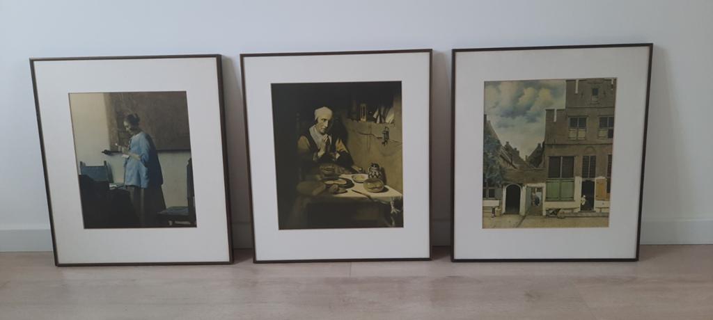 3-luik set van oude meesters ( afm.47x54), Verzenden