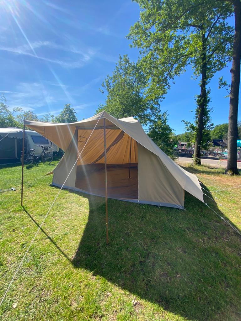 Katoenen tent 6 persoons, Ophalen, Gebruikt, Tot en met 6