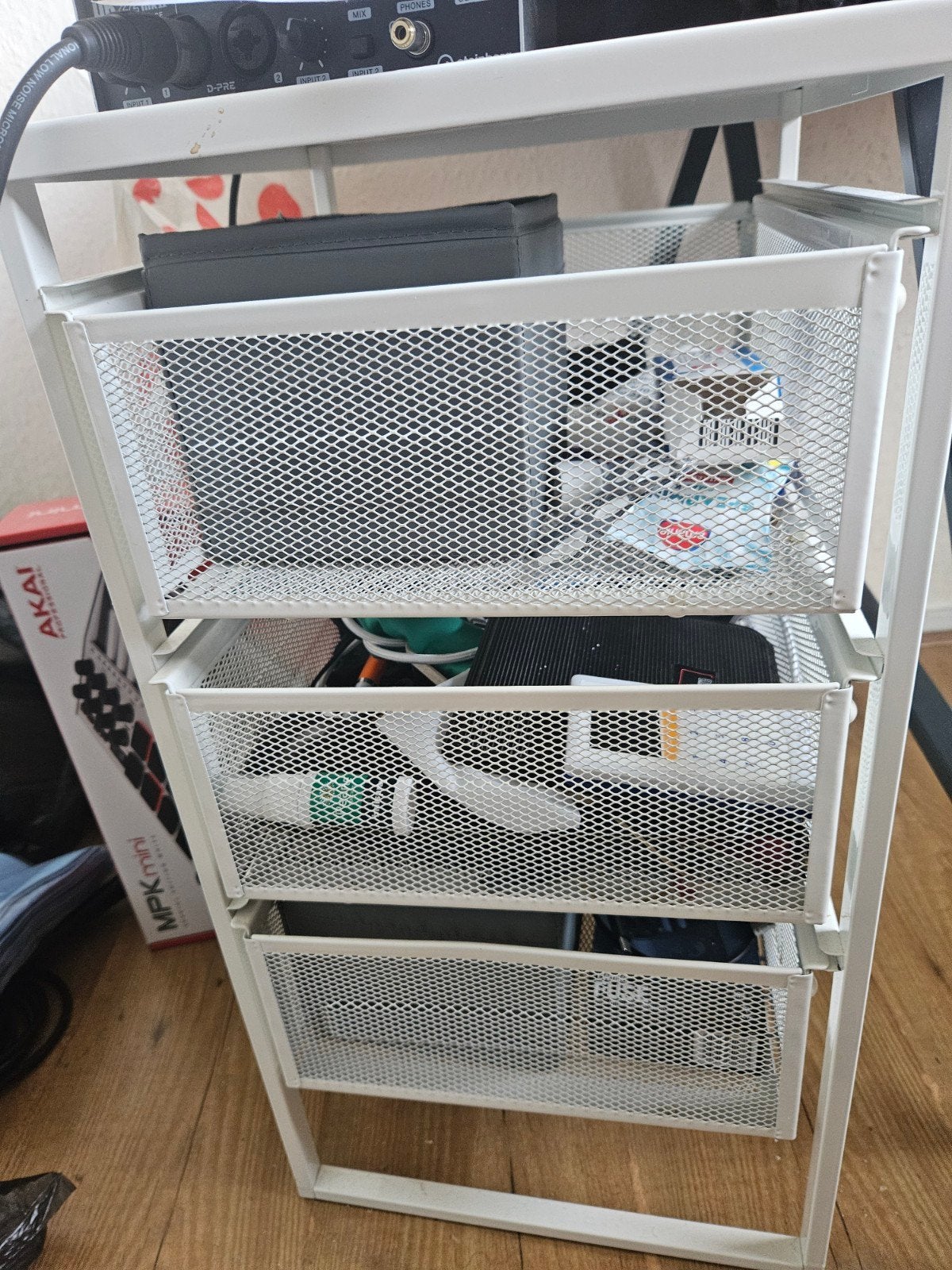 Ikea Lennart Ladekast - Wit, 3 lades, Ophalen, Minder dan 50 cm, Gebruikt, Modern, Functioneel
