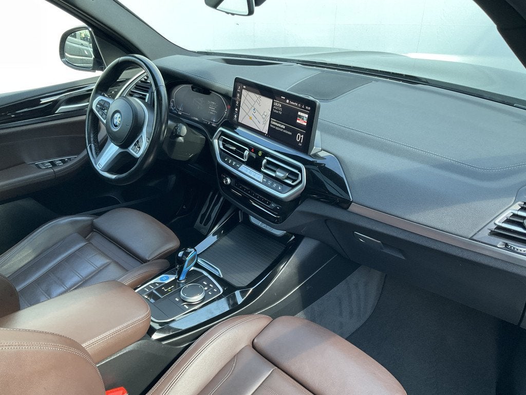 BMW iX3 High Executive 80 kWh M-sport Pano HUD HK Sound Leer, Auto's, Automaat, Achterwielaandrijving, Gebruikt, 750 kg