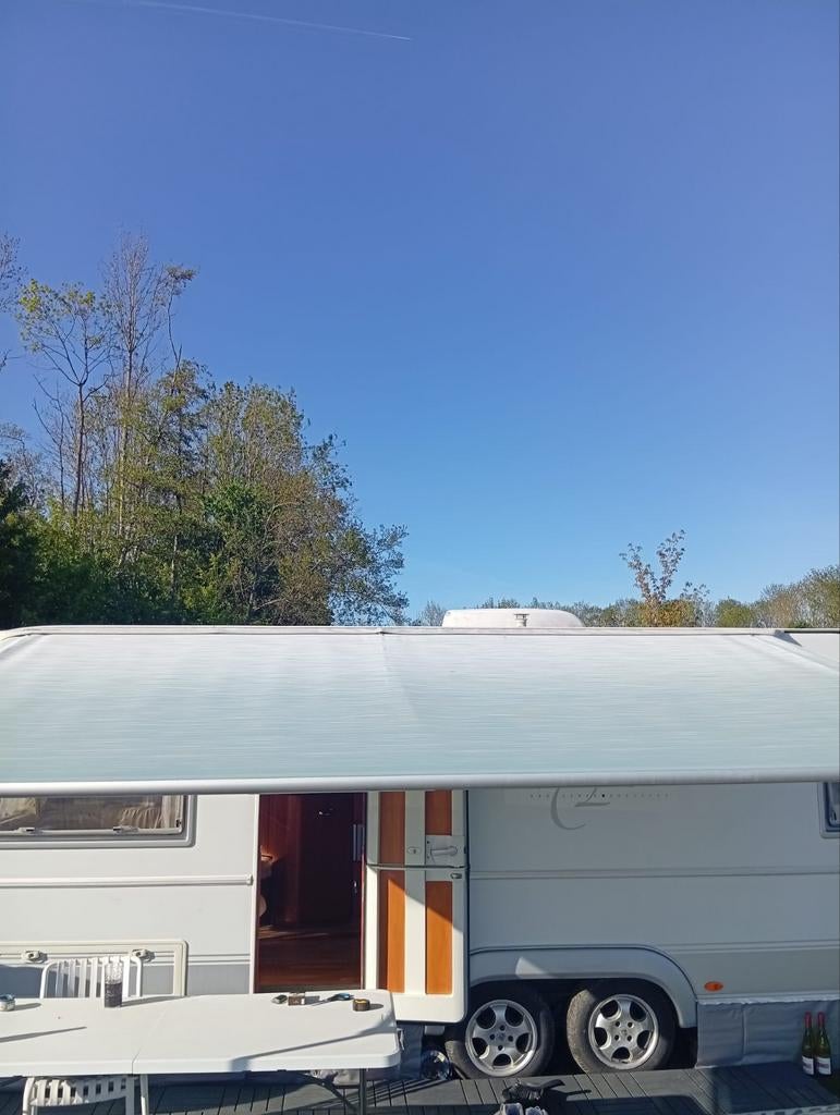 Thule Omnistor zakluifel met Thule zijwanden en rafters 450, Ophalen of Verzenden