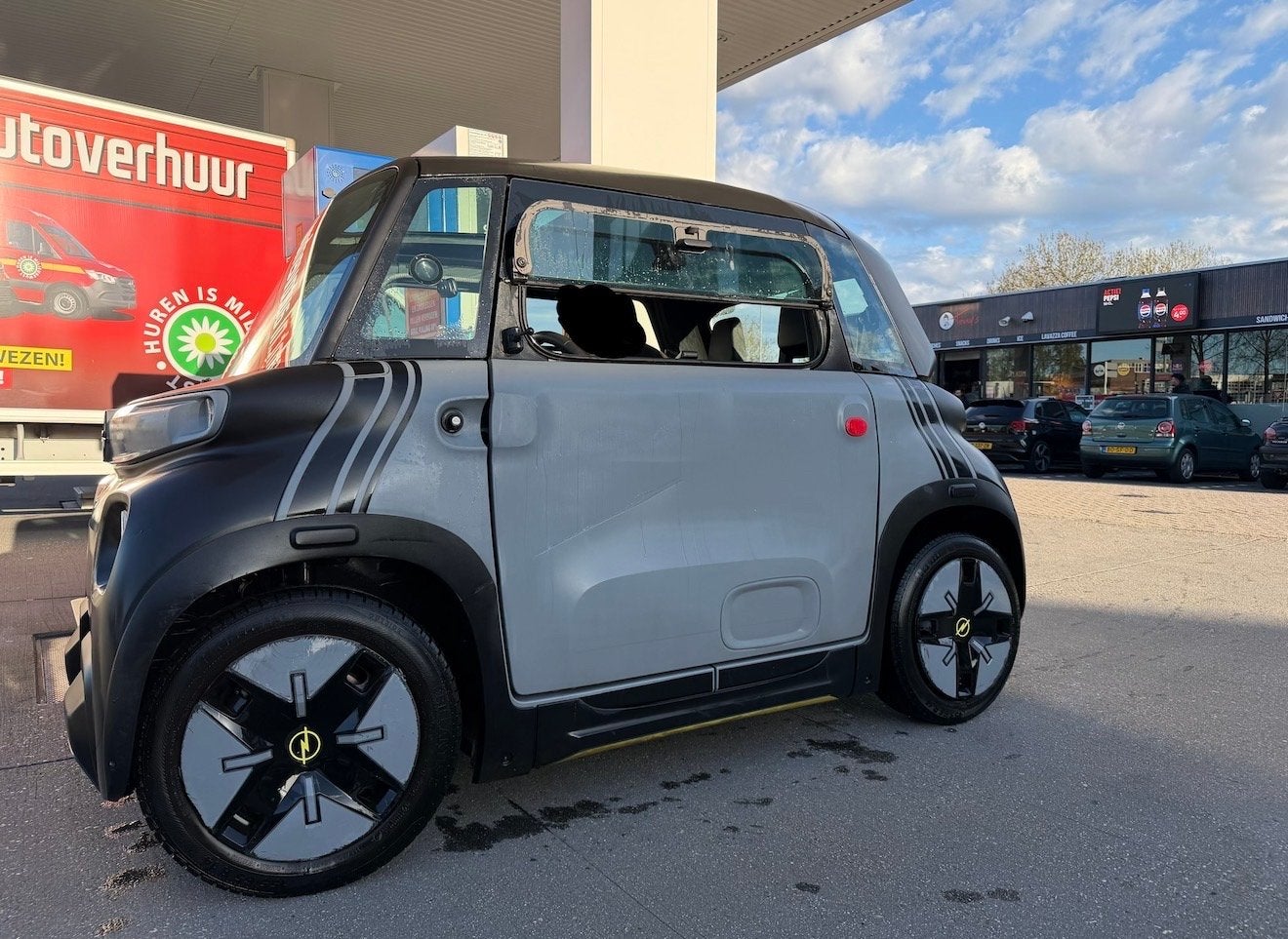 Opel E Rocks Met Oplaadkabel Schade en Grote Accu, Auto's, Automaat, Overige modellen, Elektrisch, Particulier