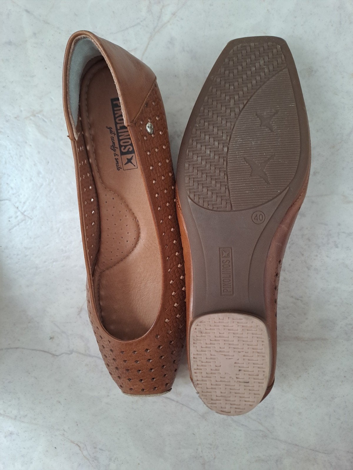 Leren gevlochten schoenen, Ophalen of Verzenden, Zo goed als nieuw
