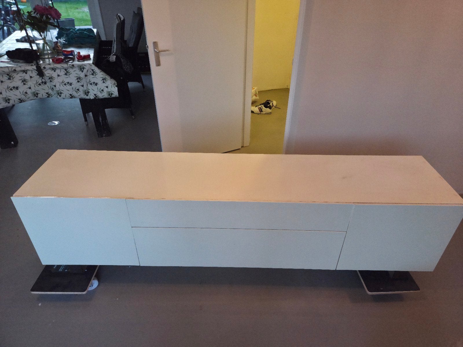 Gratis tv kast 200cm, Ophalen of Verzenden, Gebruikt, Minder dan 50 cm