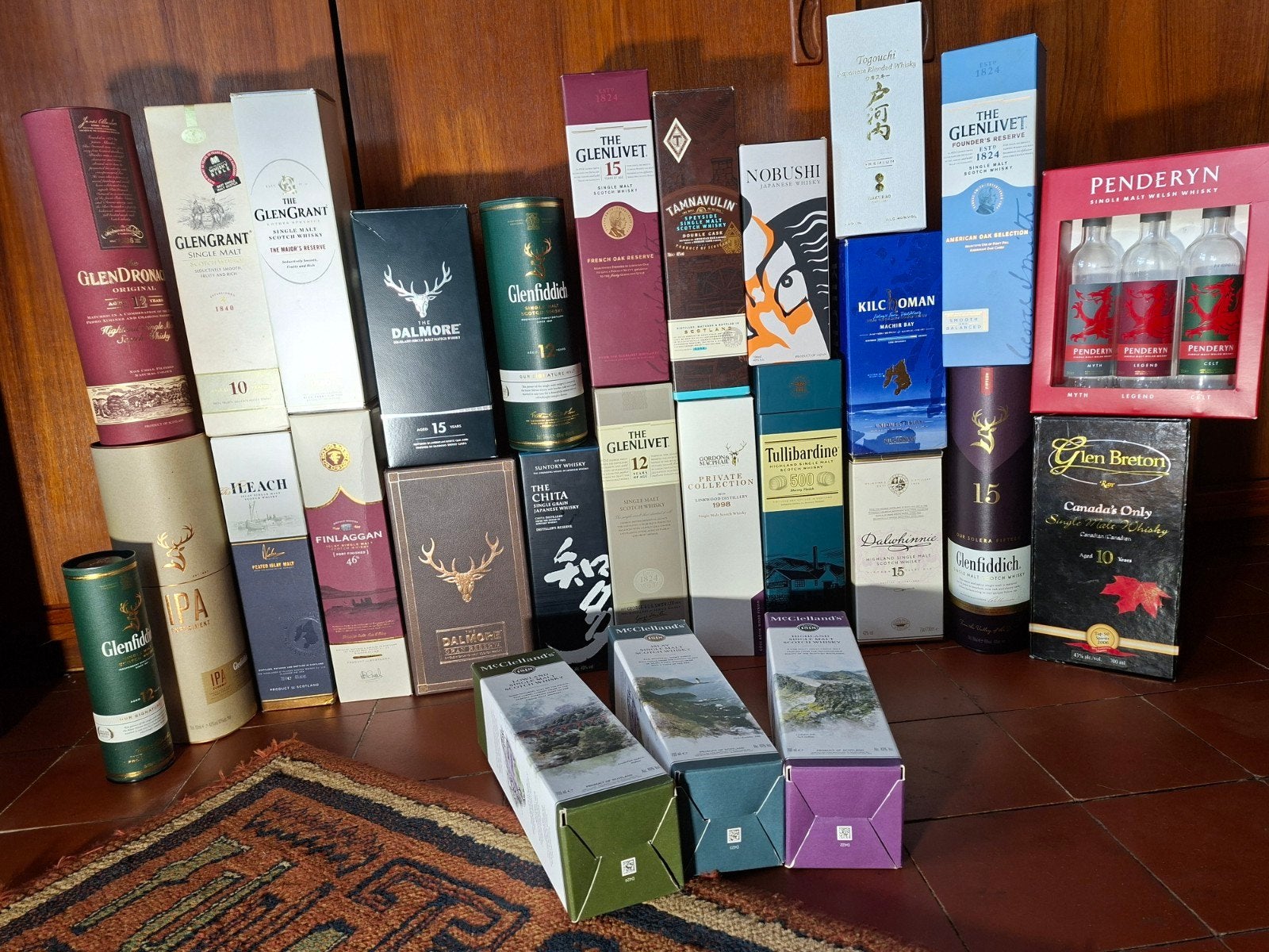 Diverse collectie whisky dozen Dalmore, etc., Ophalen of Verzenden, Zo goed als nieuw