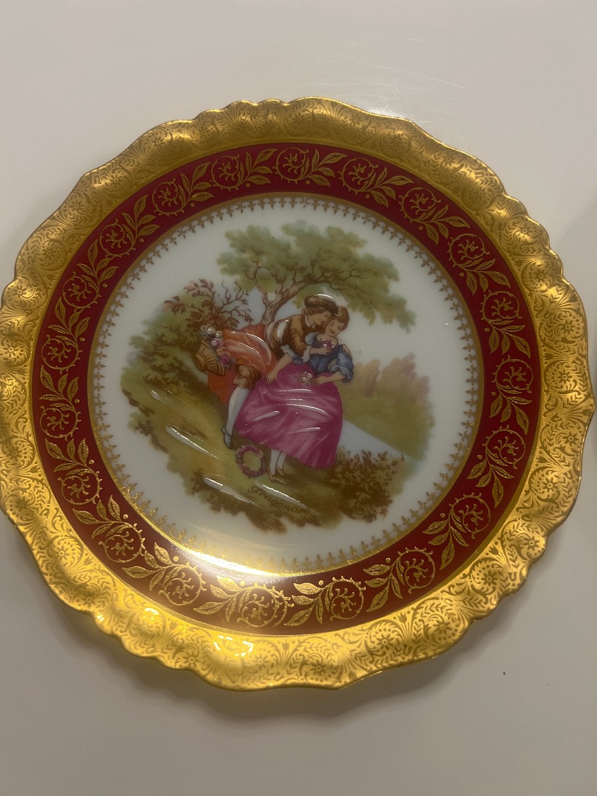 Jammet Seignolles Limoges France Exclusivité Rehaussé Main, Antiek en Kunst, Ophalen