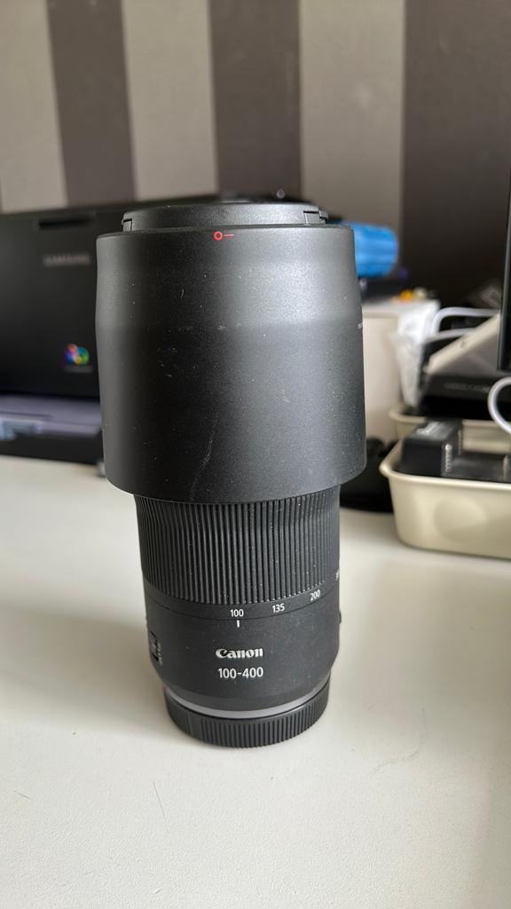CANON RF. 100-400MM 5.6/8.0, Audio, Tv en Foto, Fotografie | Lenzen en Objectieven, Ophalen of Verzenden, Zo goed als nieuw, Telelens