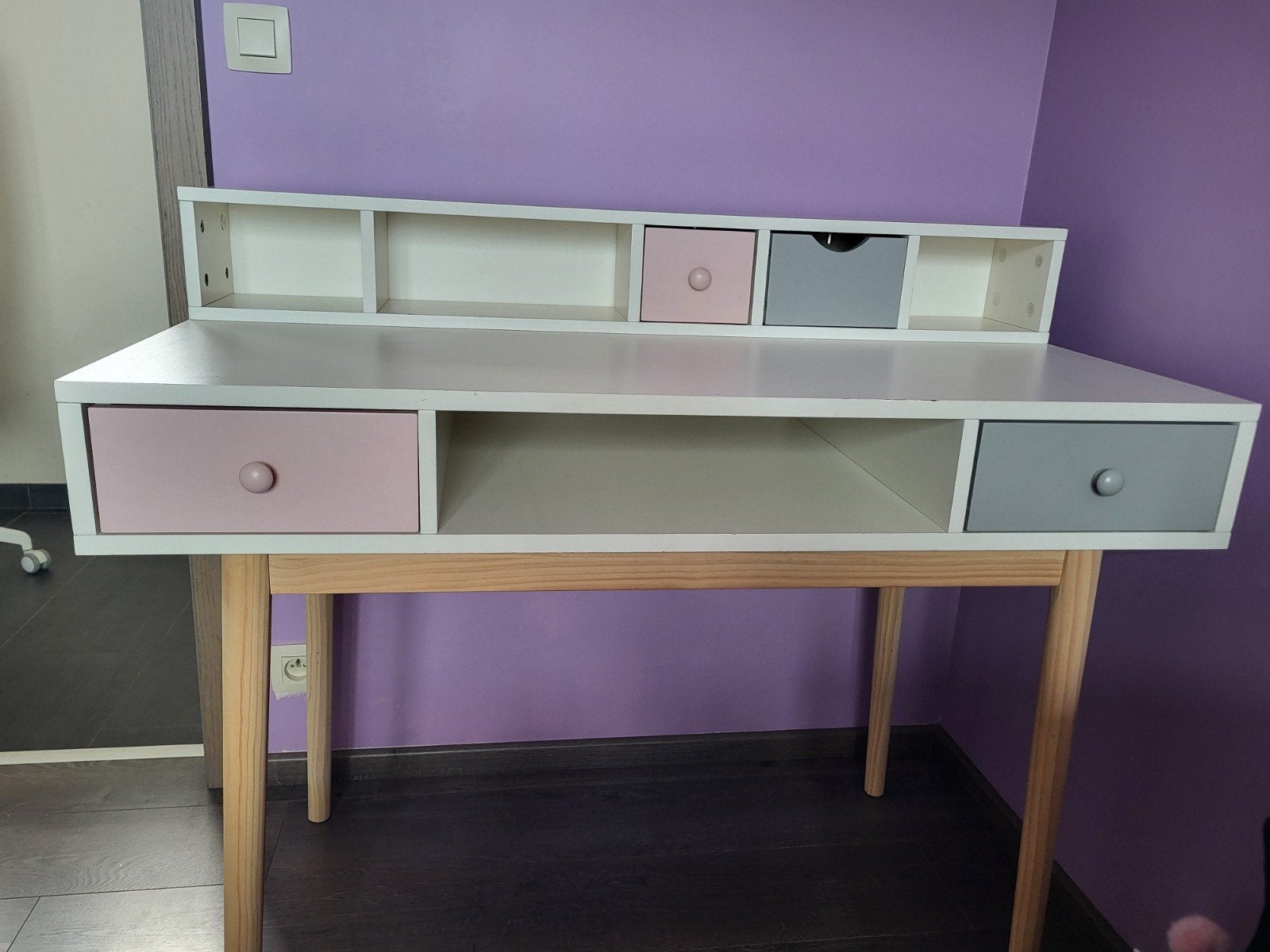 Maison du Monde Bureau met lades en opbergvakken, Ophalen
