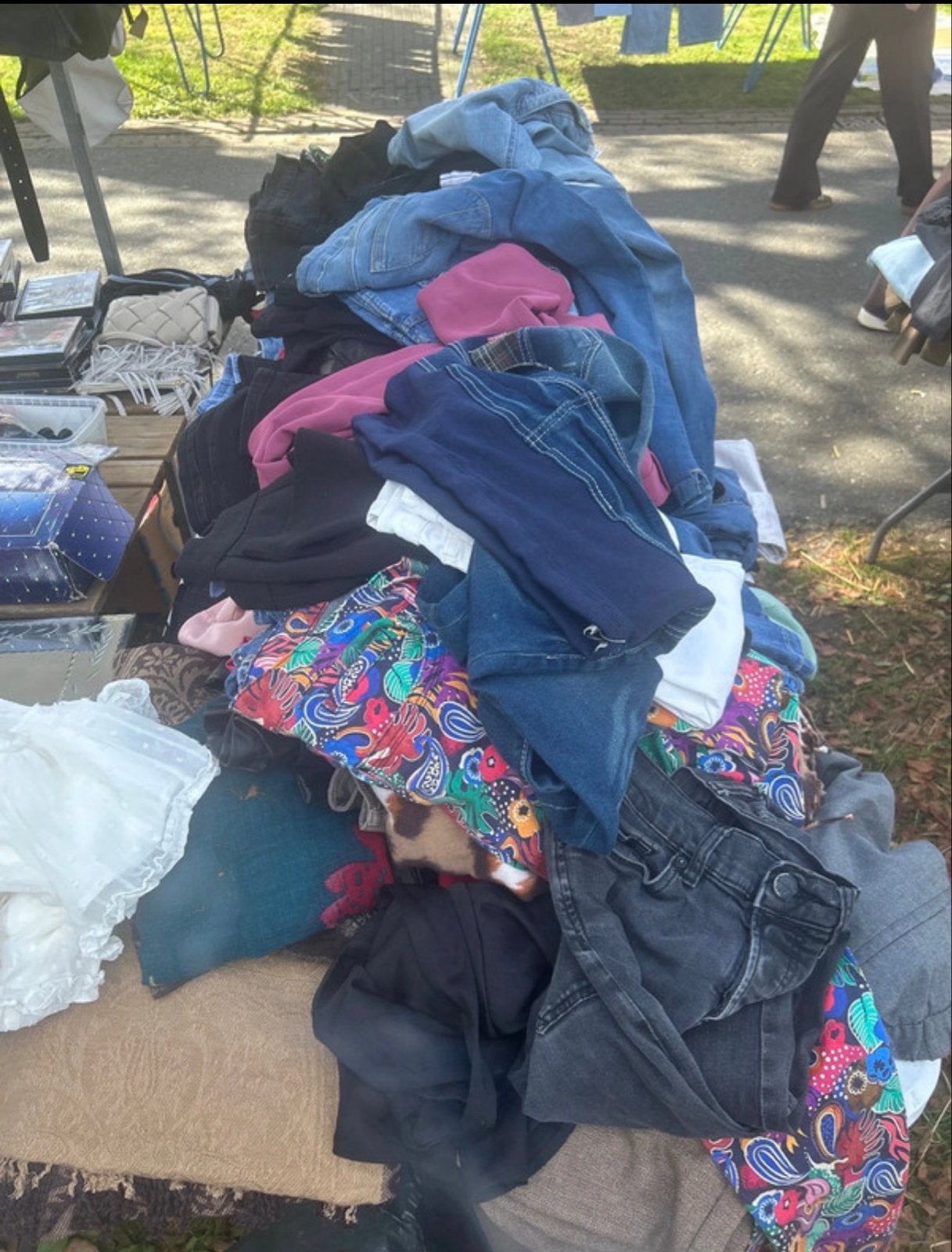 Grote partij broeken (diverse maten en merken), Kleding | Dames, Ophalen, Gedragen, Maat 38/40 (M)